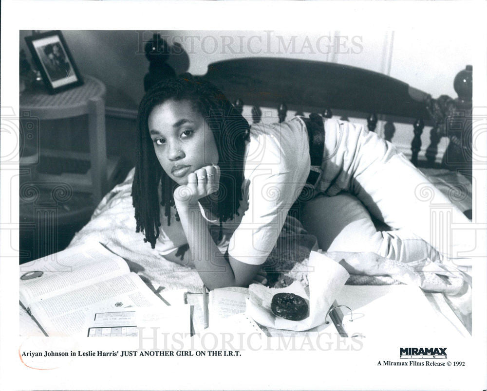 1992 Press Photo Ariyana Johnson - Historic Images