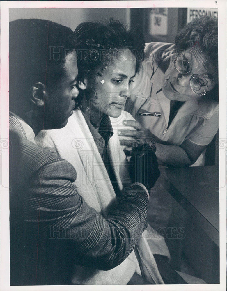1989 Press Photo Virgil Tibbs, Althea, Rape, NBC - Historic Images