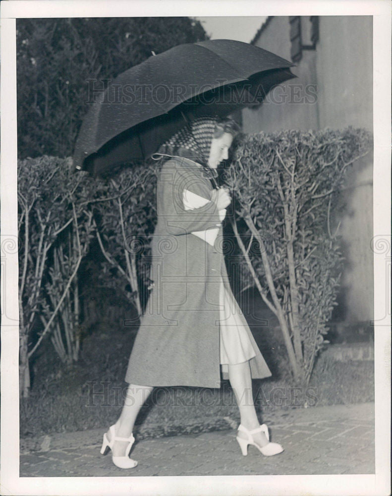 1940 Press Photo Anne McDonnell Ford Johnson Socialite - Historic Images