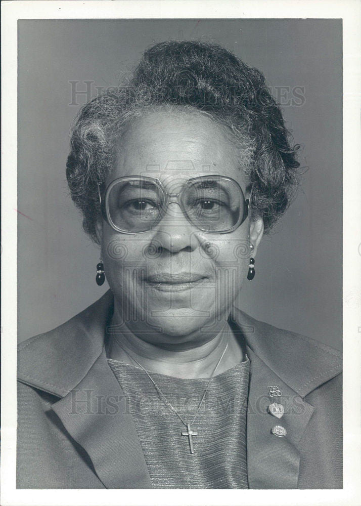 1984 Press Photo Ann Lue Johnson United Foundation - Historic Images