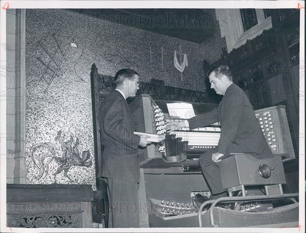 1959 Press Photo Shelden Memorial organ Gross Pointe - Historic Images