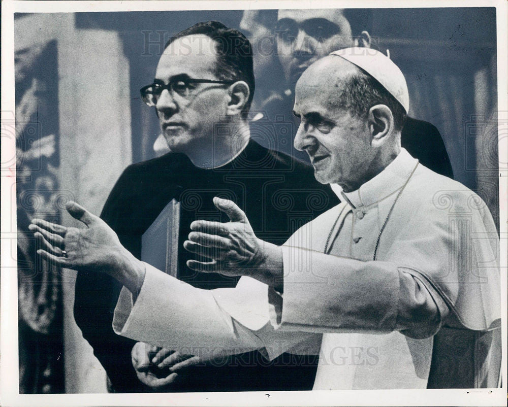 1977 Press Photo Pope Paul VI - Historic Images