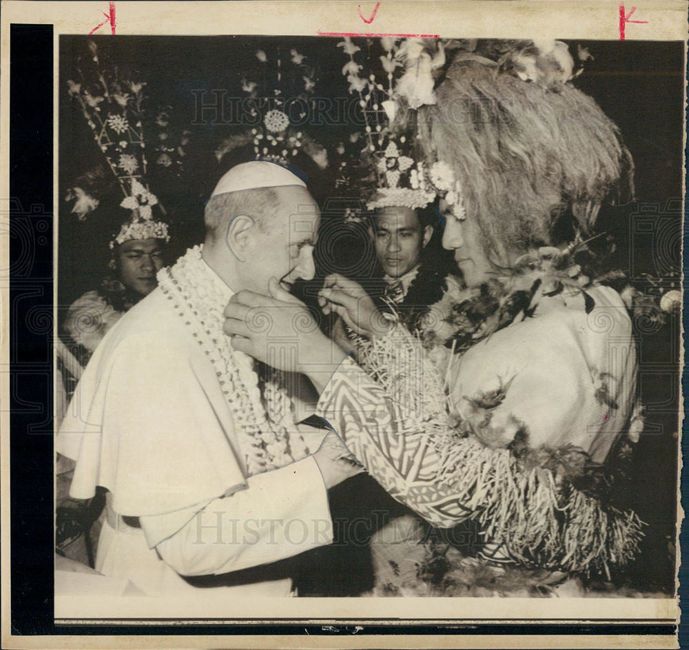 1971 Press Photo Pope Paul VI Catholic Church Vatican - Historic Images