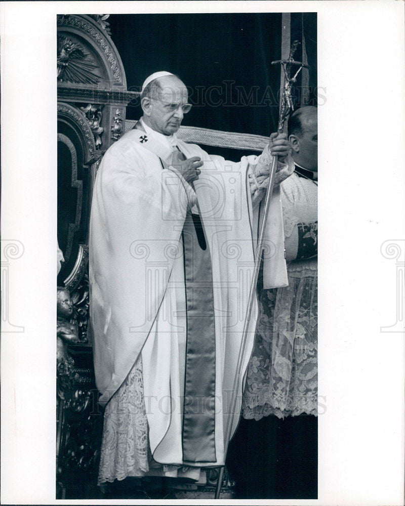 1978 Press Photo Pope Paul VI - Historic Images