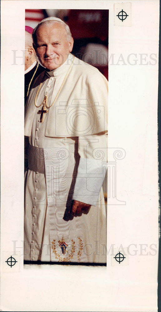 1990 Press Photo pope john paul catholic church - Historic Images