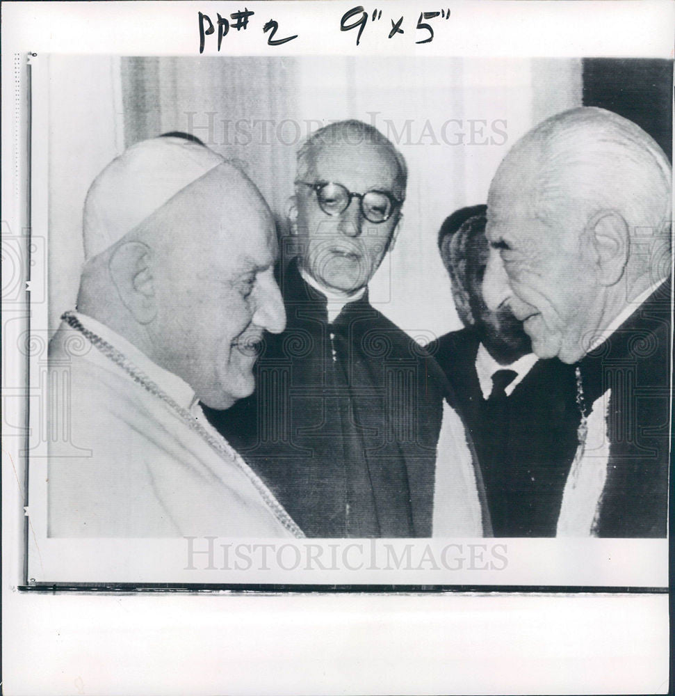 1958 Press Photo Pope John XXIII pontiff Vatican - Historic Images