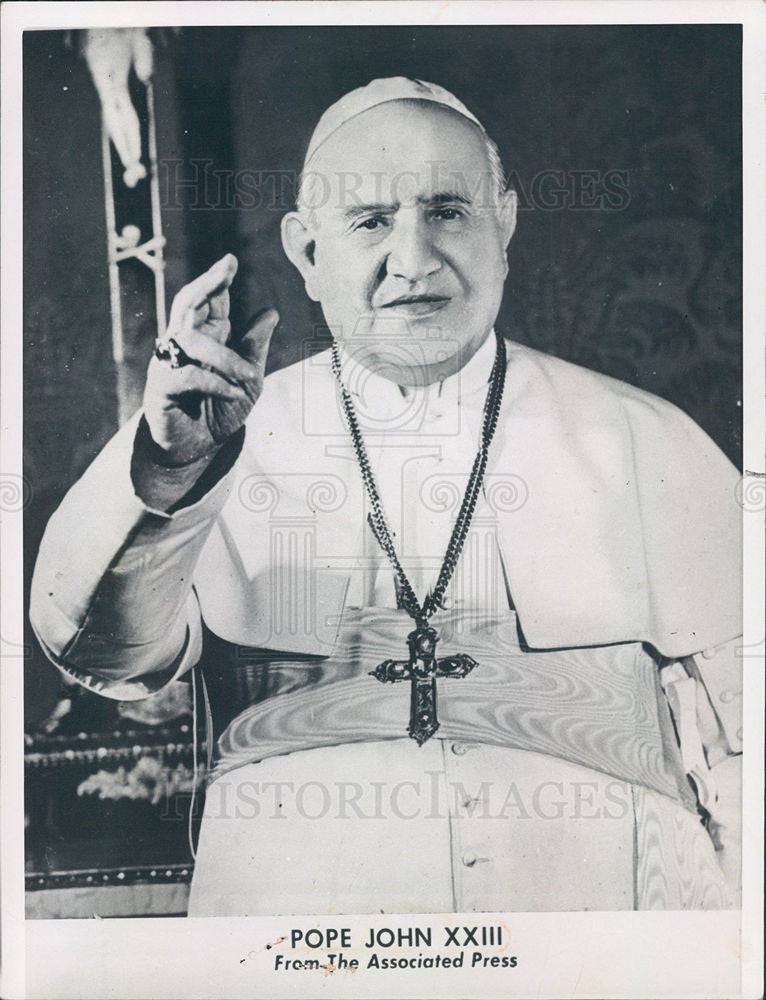 1971 Press Photo Pope John XXIII Pope Catholic Church - Historic Images