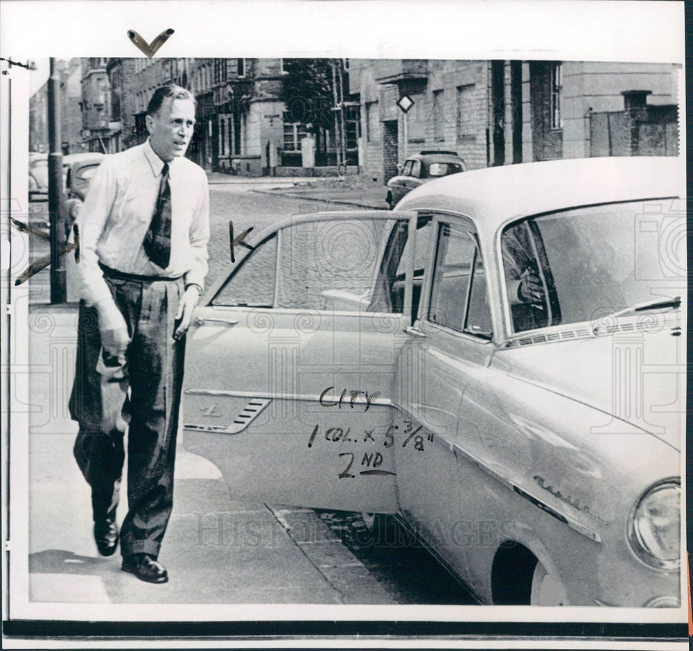 1958 Press Photo Otto John - Historic Images