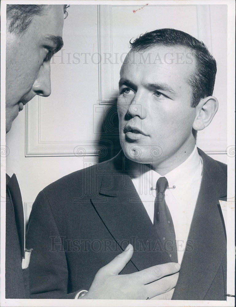 Press Photo Boxer Ingemar Johannson - Historic Images