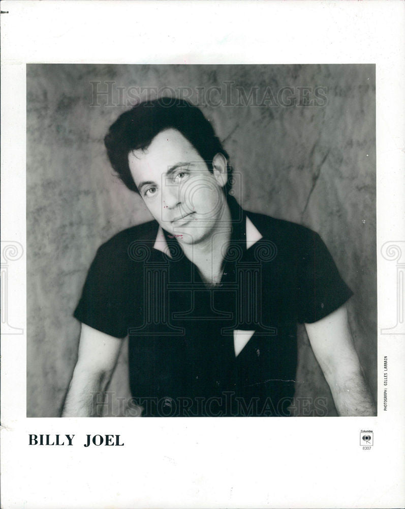 1987 Press Photo Billy Joel American rock pianist - Historic Images