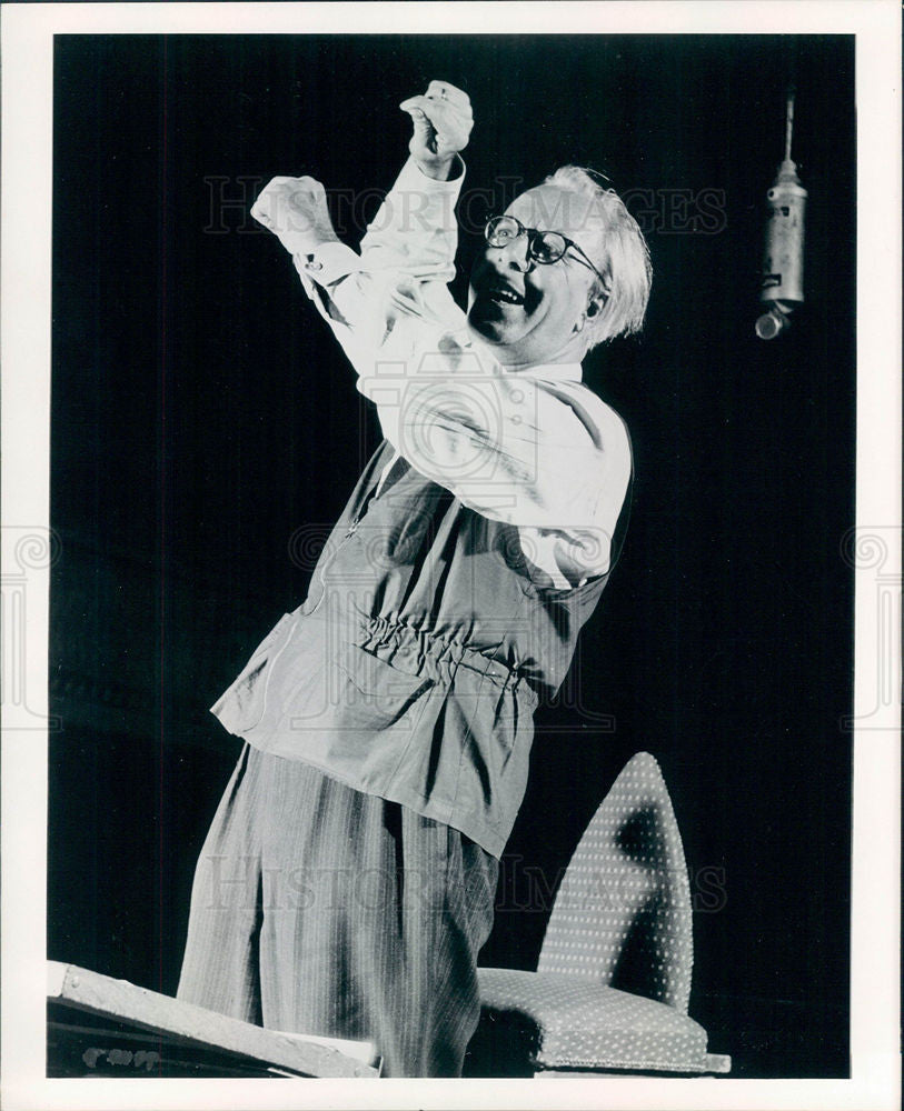 1963 Press Photo EugenJochum German Conductor Orchestra - Historic Images