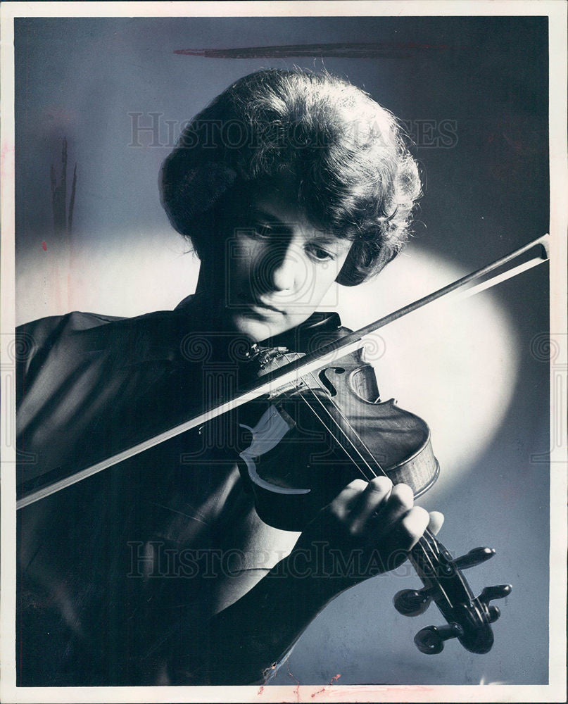 1966 Press Photo Amalia Joanou Intermediate Symphony - Historic Images