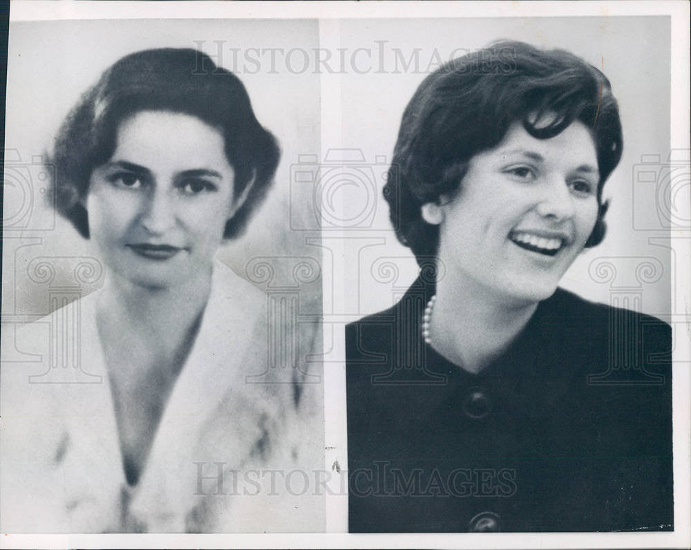 1964 Press Photo Lady Bird Johnson Claudia Alta Taylor - Historic Images