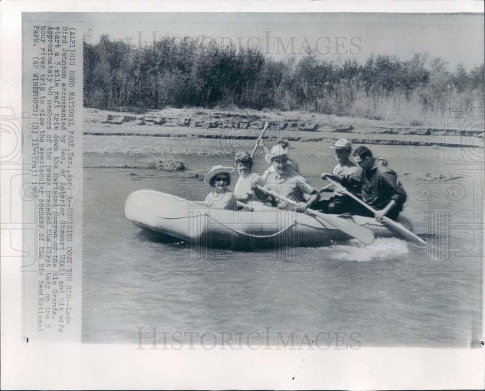 1966 Press Photo Lady Bird Johnson First Lady U.S. - Historic Images