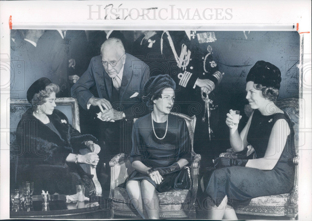 1963 Press Photo Mrs.Lyndon B. Johnson First Lady - Historic Images