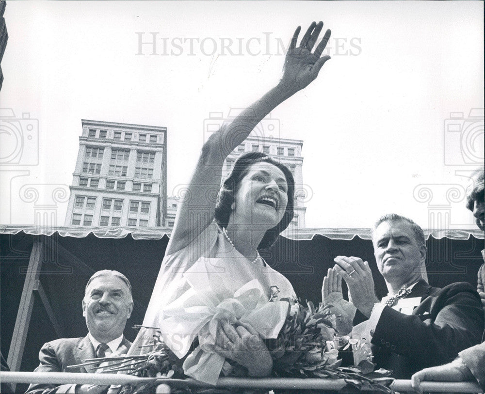 Press Photo Mrs.Lyndon B. Johnson lady bird 2 - Historic Images