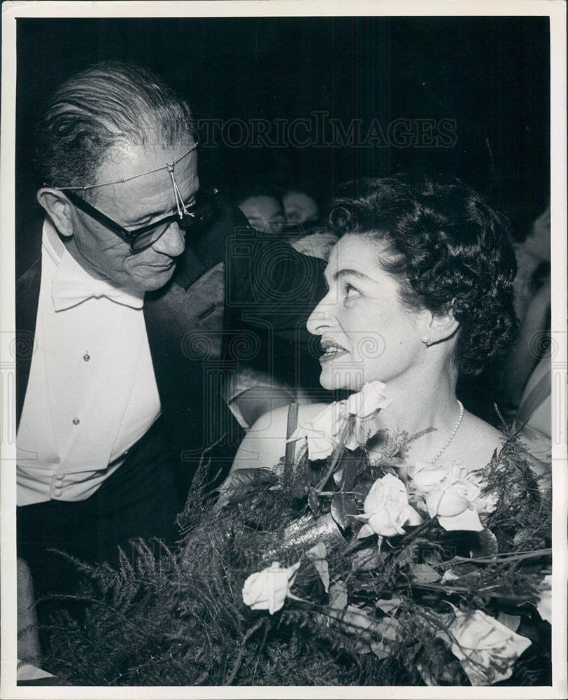 1959 Press Photo Lady Byrd Johnson Lyndon Wife Texas - Historic Images