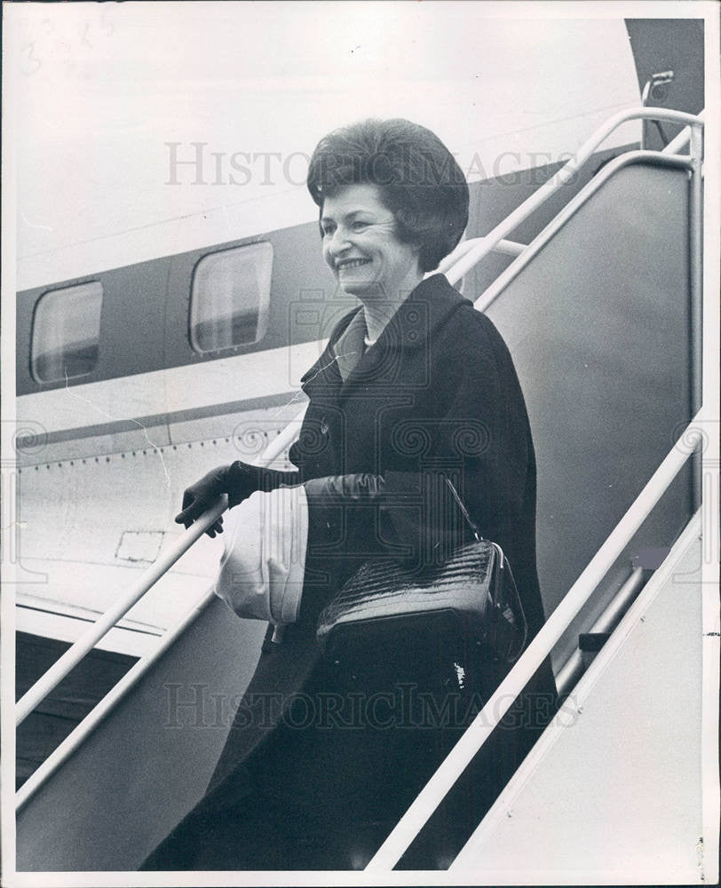 1962 Press Photo Lady Bird Johnson Lyndon Johnson LBJ - Historic Images