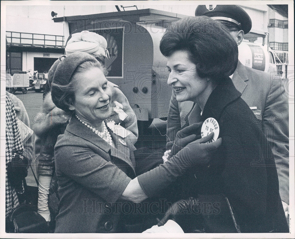 1962 Press Photo Lady Bird Johnson First Lady - Historic Images