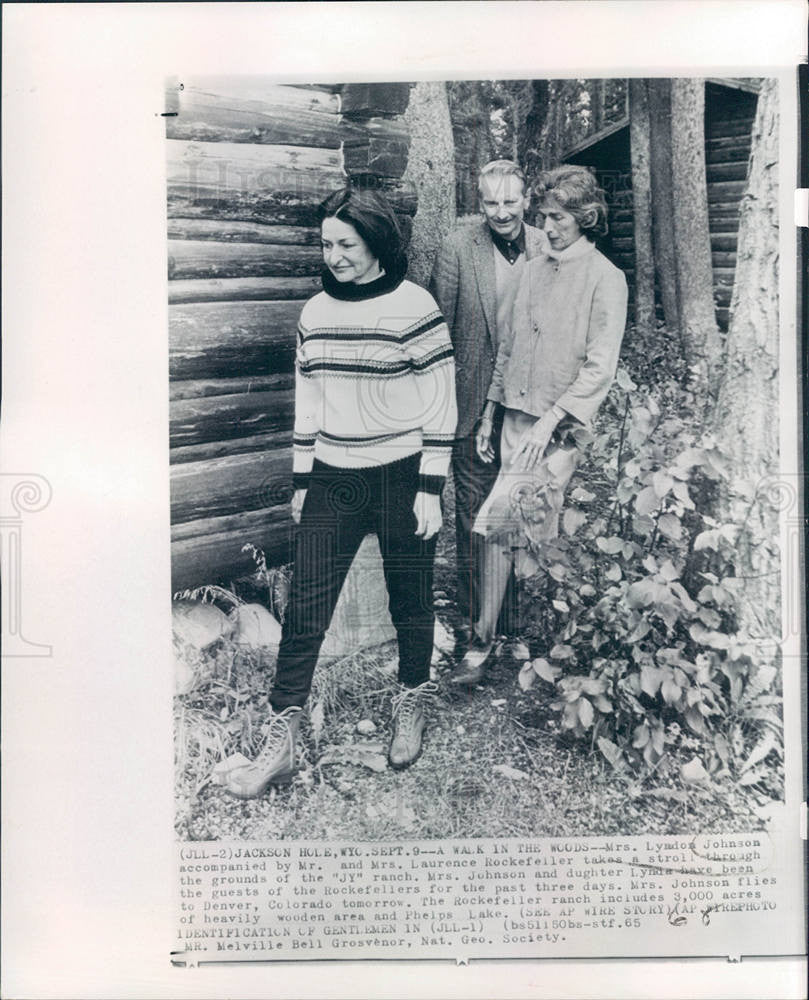 1965 Press Photo Claudia Alta Lady Bird Taylor Johnson - Historic Images