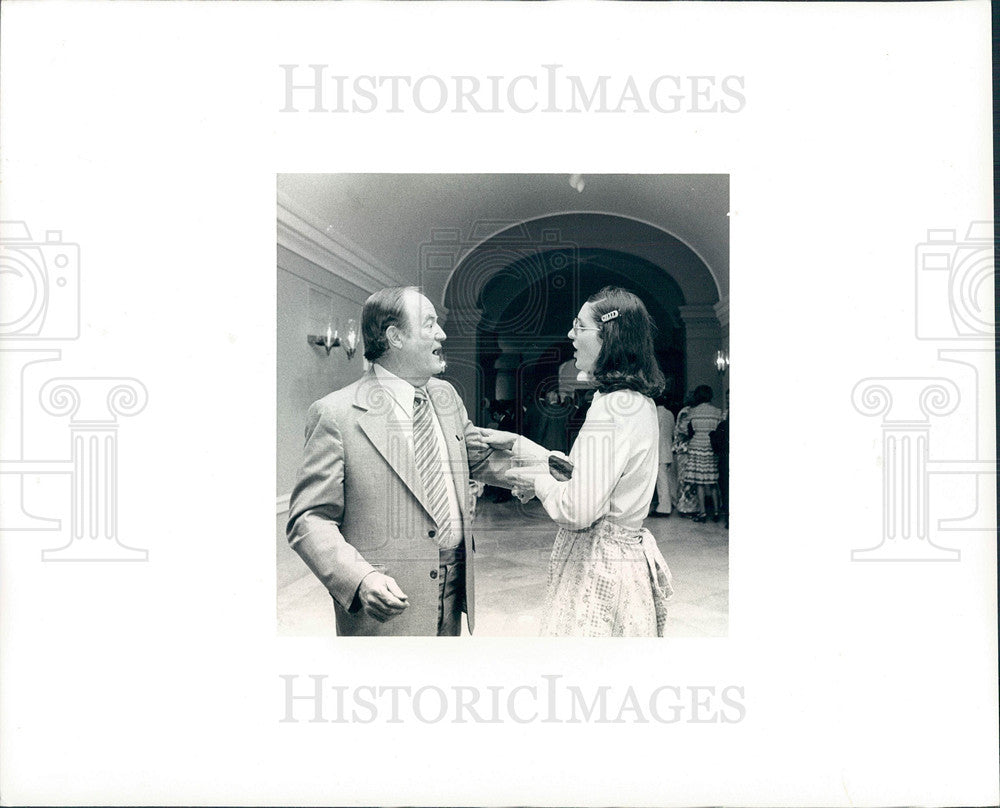 1974 Press Photo Lynda Bird Lynda Robb Hubert Humphrey - Historic Images