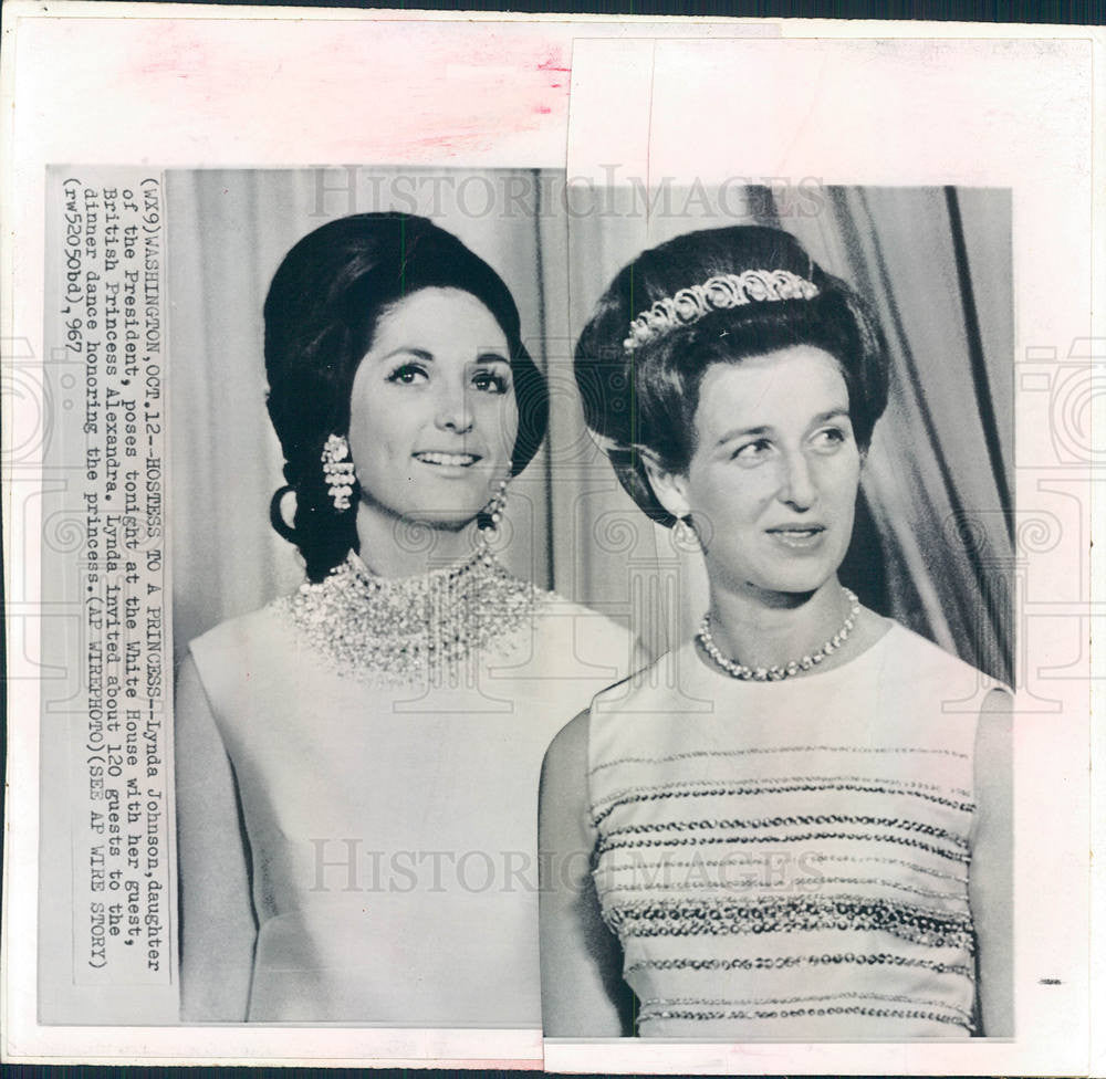 1967 Press Photo Lynda Johnson British Princess - Historic Images