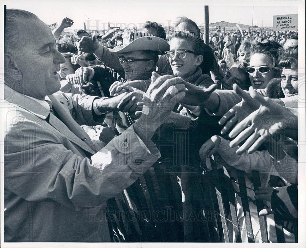 Press Photo President Lyndon Johnson 6 - Historic Images