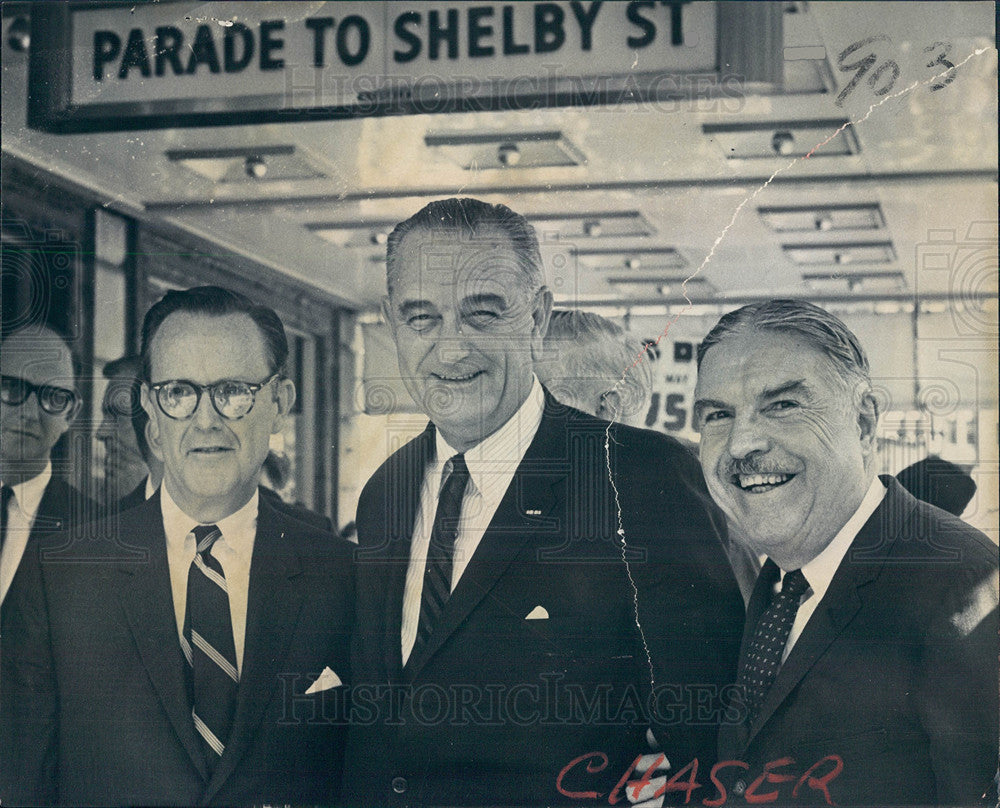 1964 Press Photo Senator Hart Congressman Staebler - Historic Images