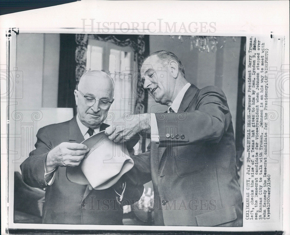 Press Photo Lyndon B.Johnson President USA 6 - Historic Images