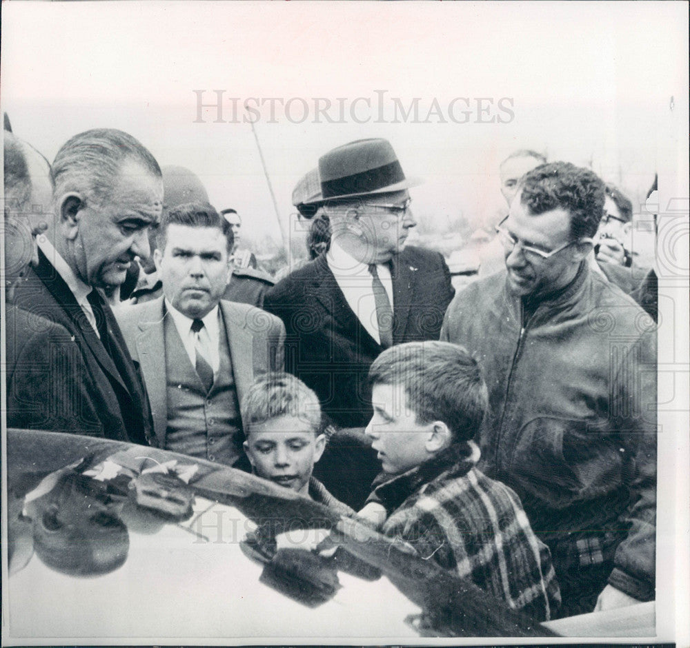 1965 Press Photo Lyndon Johnson LBJ President - Historic Images