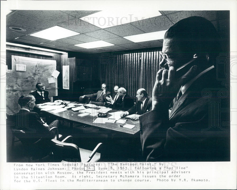 1967 Press Photo New York times The Vantage Point - Historic Images