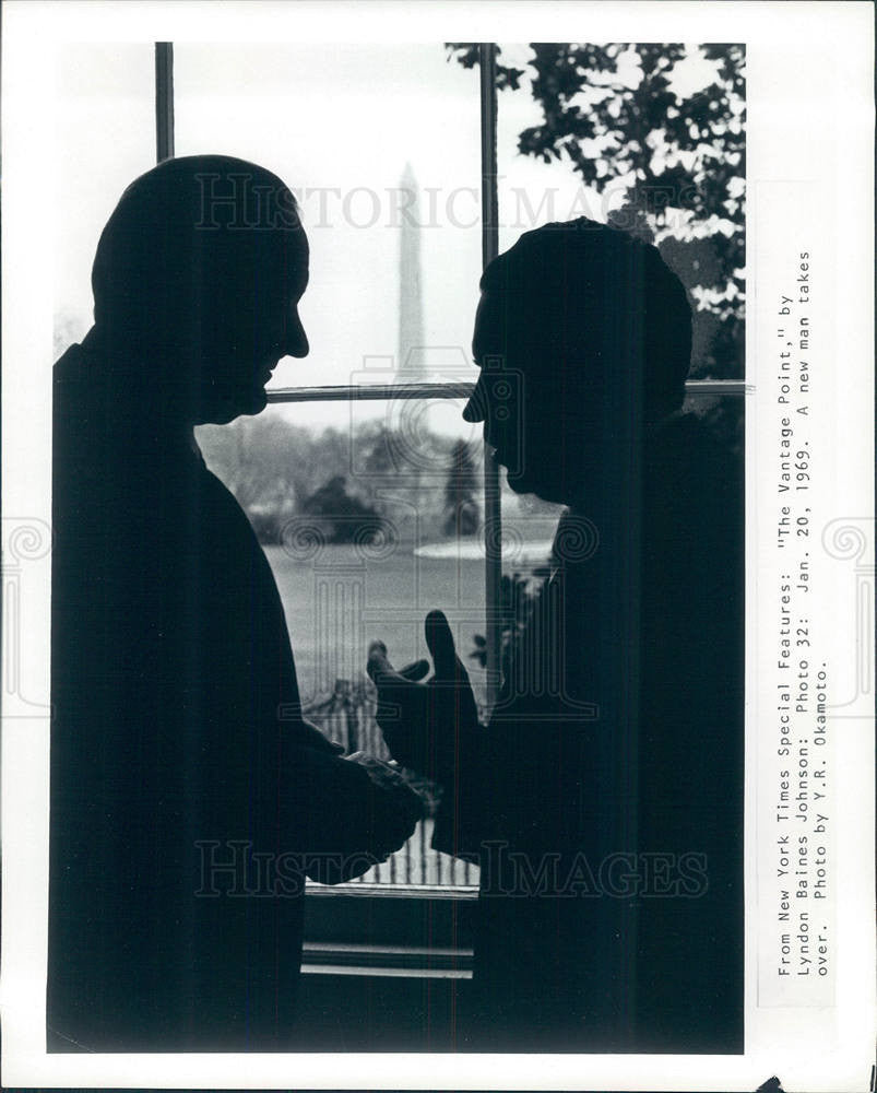 Press Photo Lyndon B. Johnson 36th President U.S. - Historic Images