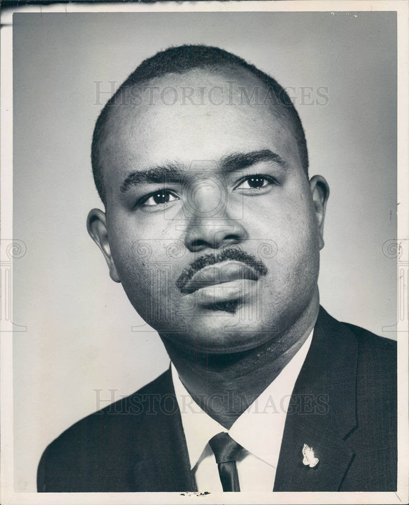 1963 Press Photo Louis Johnson Detroit Baptist Church - Historic Images