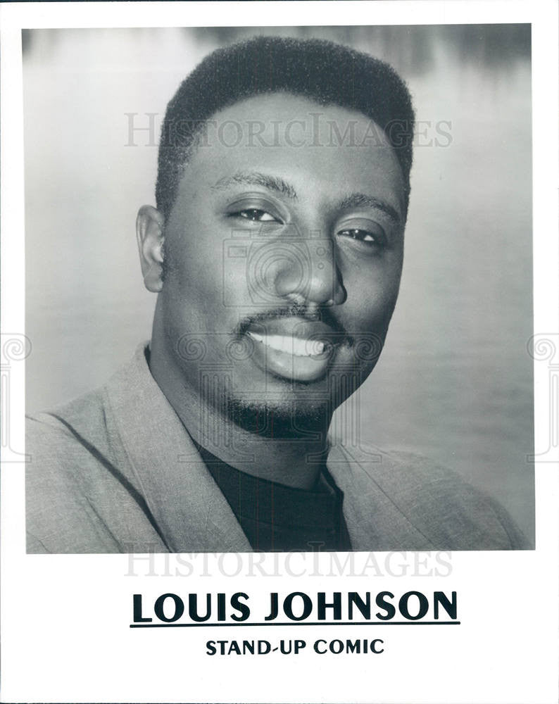 Press Photo comedian stand up louis johnson - Historic Images