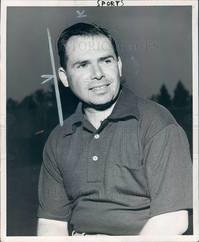 1950 Press Photo Jimmy Johnson Glen Oaks Golf pro - Historic Images