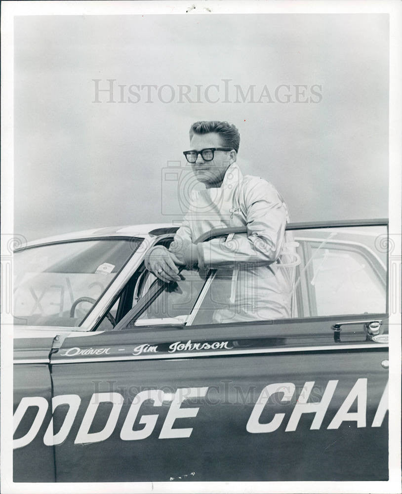 1964 Press Photo Jim Johnson Car Race Driver - Historic Images