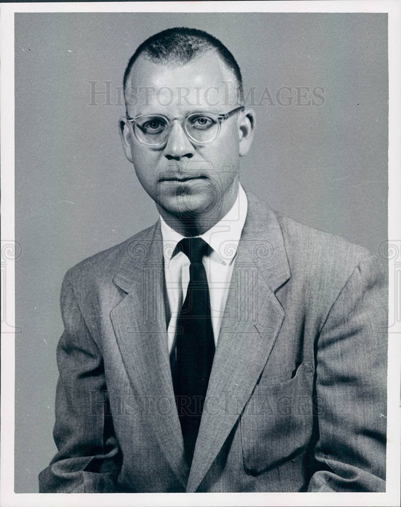 1957 Press Photo Jerry Johnson - Historic Images