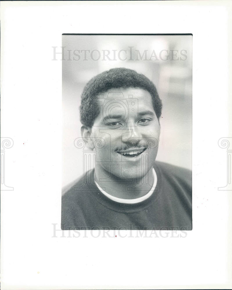 1985 Press Photo James Johnson, San Diego State Lions - Historic Images