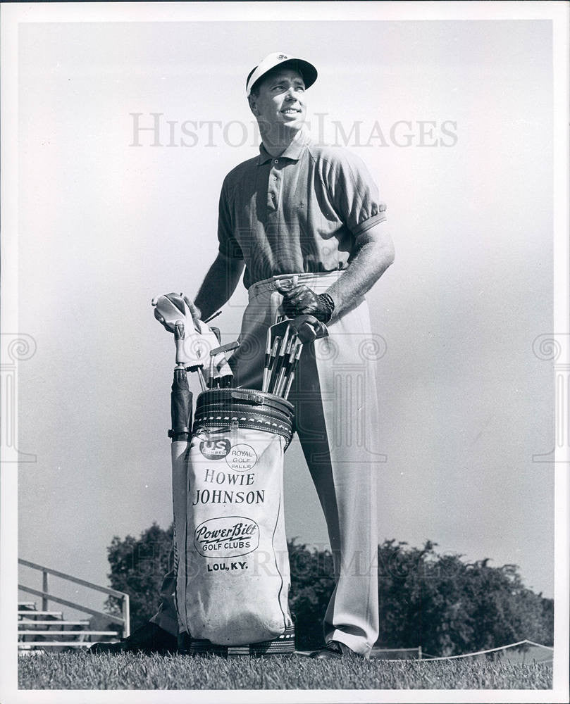 1962 Press Photo Howie Johnson PGA golfer - Historic Images