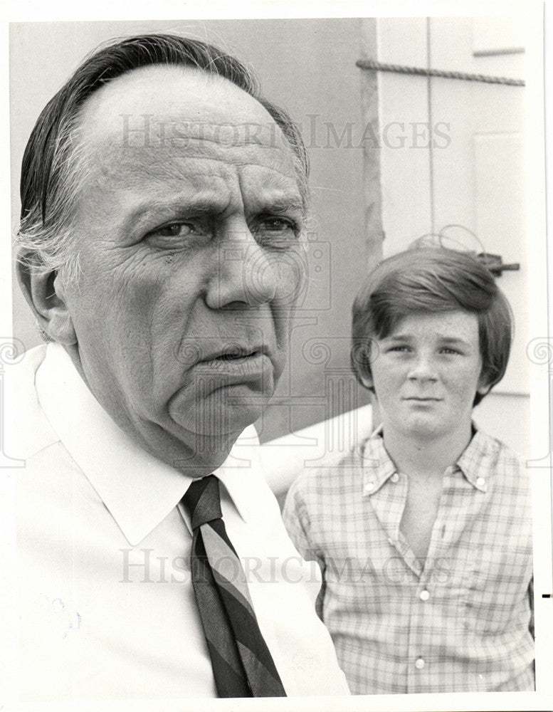 1974 Press Photo Henry Jones Harry Nobody TV Adam-12 - Historic Images