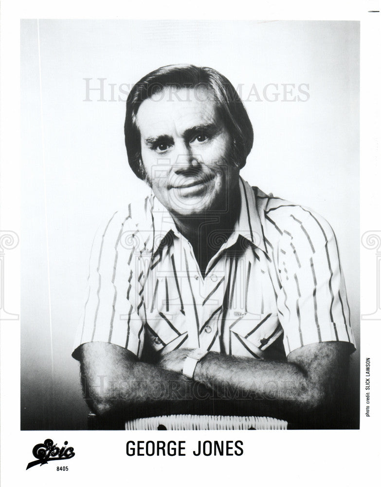 1987 Press Photo George Glenn Jones country musician - Historic Images