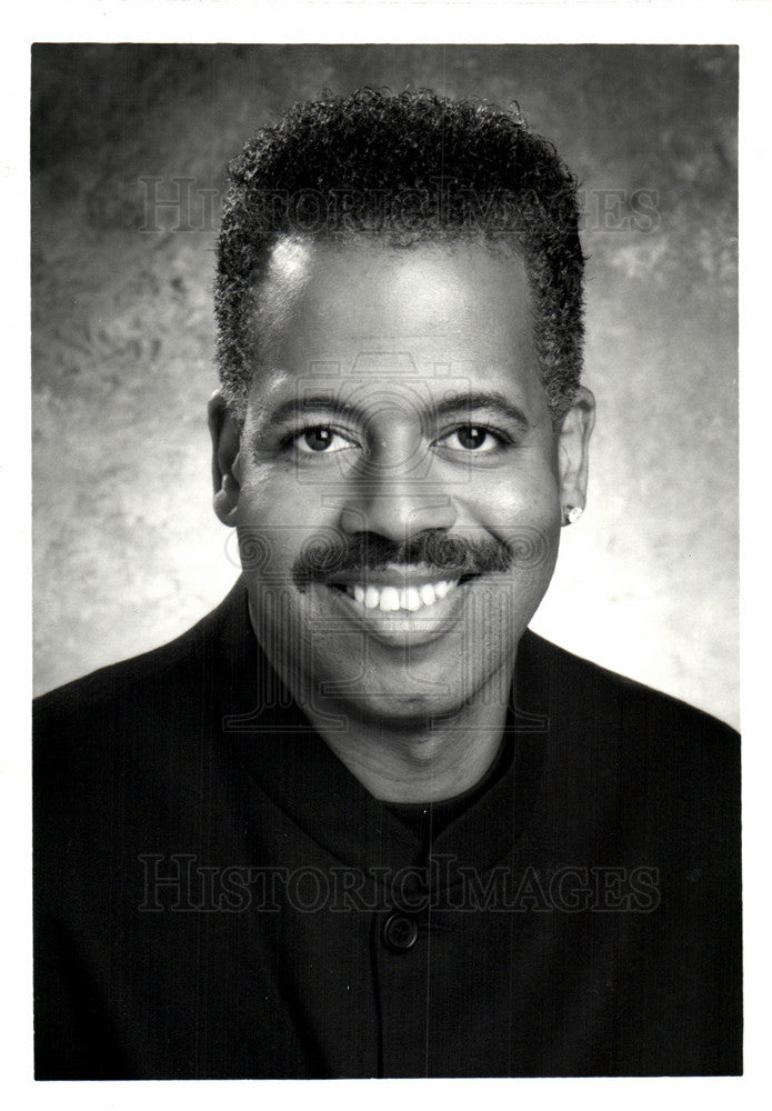 Press Photo Geno Jones Detroit WMXD Radio Mix 92.3 - Historic Images