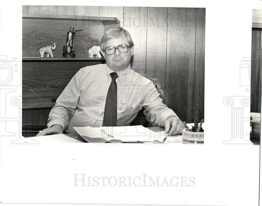 1984 Press Photo Marshall County Prosecutor Fred Jones - Historic Images