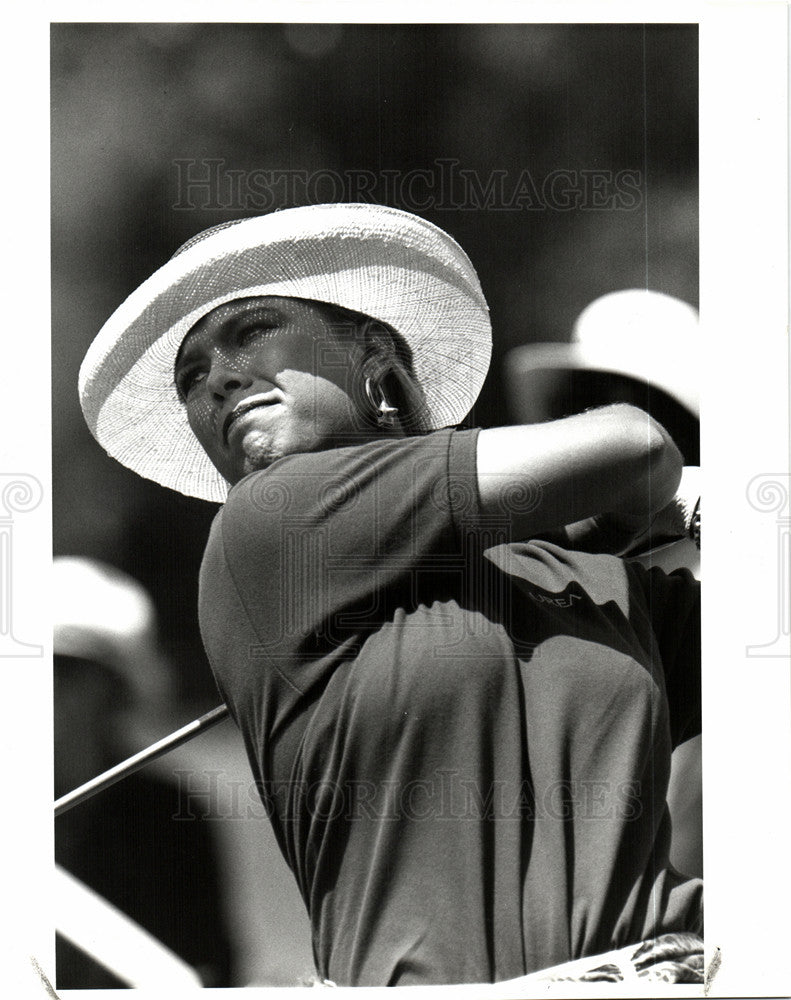 1992 Press Photo Michelle McGann Dottie Mochrie golf - Historic Images