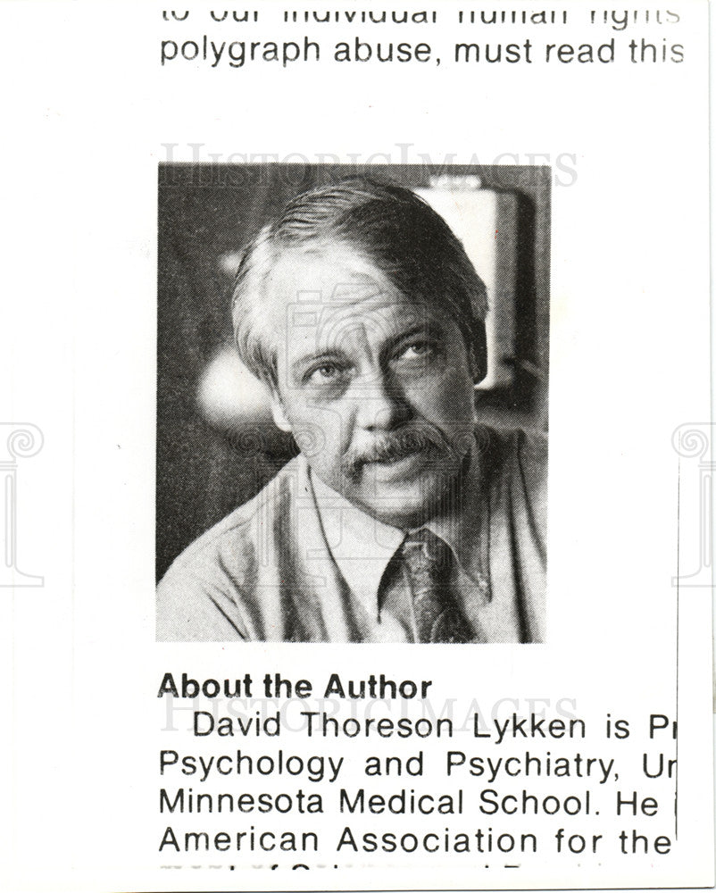 1980 Press Photo David Thoreson Lykken professor - Historic Images