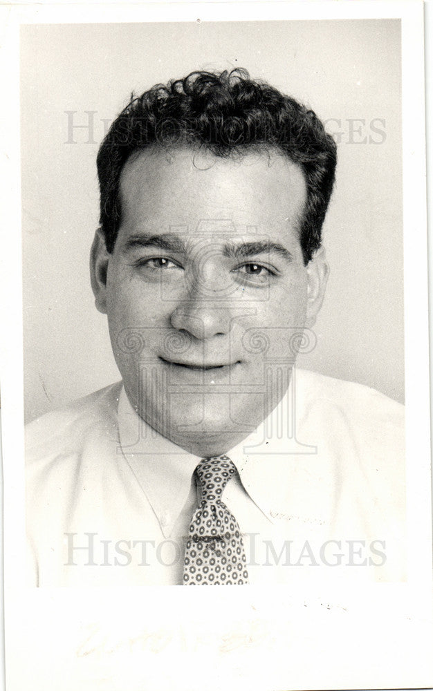 1990 Press Photo Nunzio Lupo Detroit Free Press Editor - Historic Images