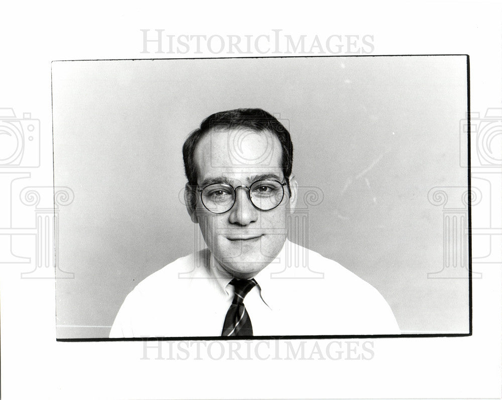 1993 Press Photo Mike Lupo Detroit Free Press Editor - Historic Images