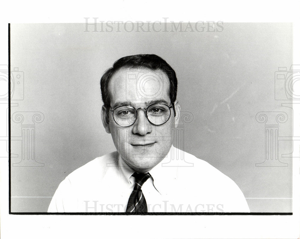 1993 Press Photo Nunzio Lupo journalist Detroit press - Historic Images