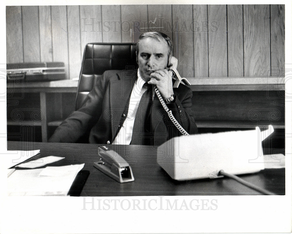 1978 Press Photo John Lupiens Miner French Canadian - Historic Images