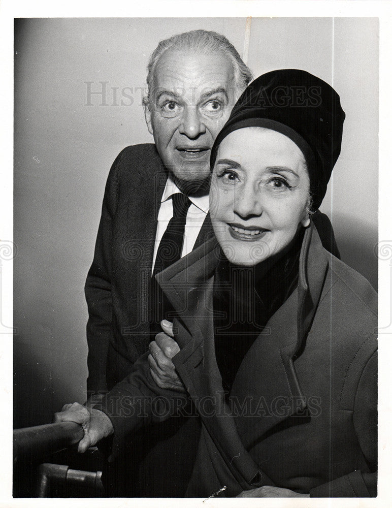 1959 Press Photo Alfred Lunt and Lynn Fontanne - Historic Images